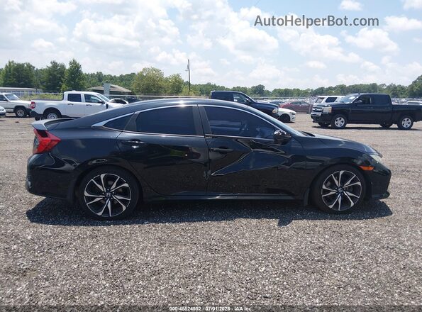 2HGFC1E50JH701535 2018 HONDA CIVIC Black Widok wnętrza 360 stopni
