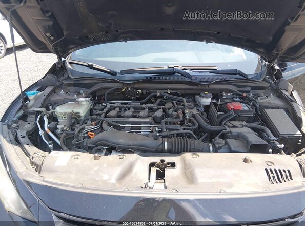 2HGFC1E50JH701535 2018 HONDA CIVIC Black Widok z tyłu
