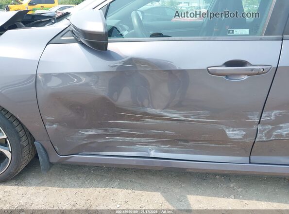 2HGFC1E50JH708761 2018 HONDA CIVIC Gray წინა ხედი
