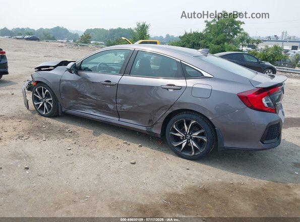 2HGFC1E50JH708761 2018 HONDA CIVIC Gray უკანა მარცხენა