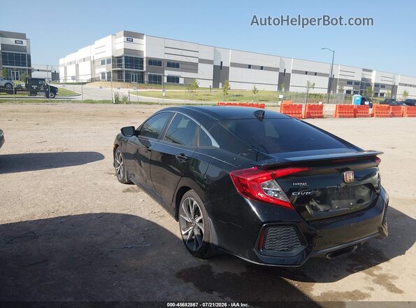 2HGFC1E50KH705358 2019 HONDA CIVIC Black Tył lewy