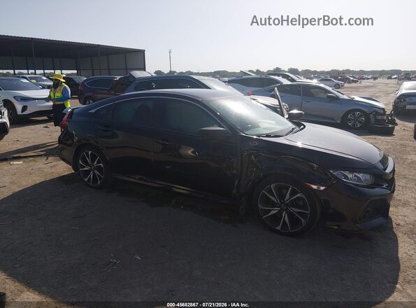 2HGFC1E50KH705358 2019 HONDA CIVIC Black Widok z przodu