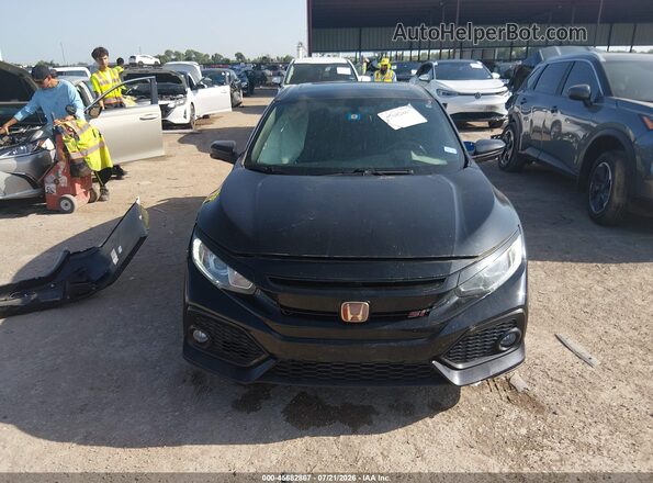 2HGFC1E50KH705358 2019 HONDA CIVIC Black Widok zestawu wskaźników