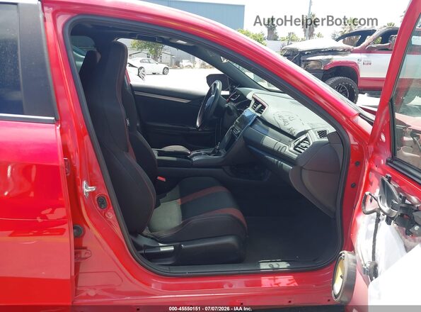 2HGFC1E50LH706690 2020 HONDA CIVIC Red Widok wnętrza z przodu