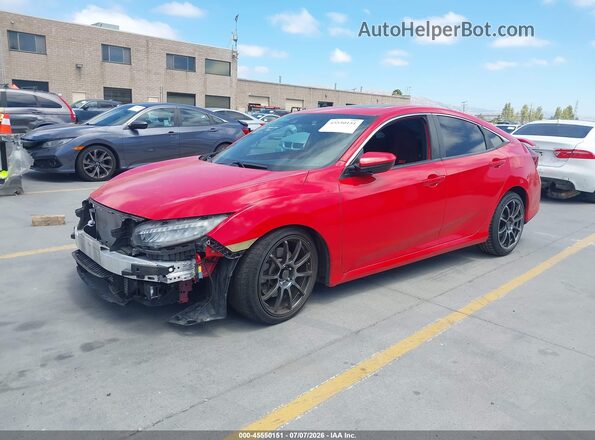 2HGFC1E50LH706690 2020 HONDA CIVIC Red Przód lewy
