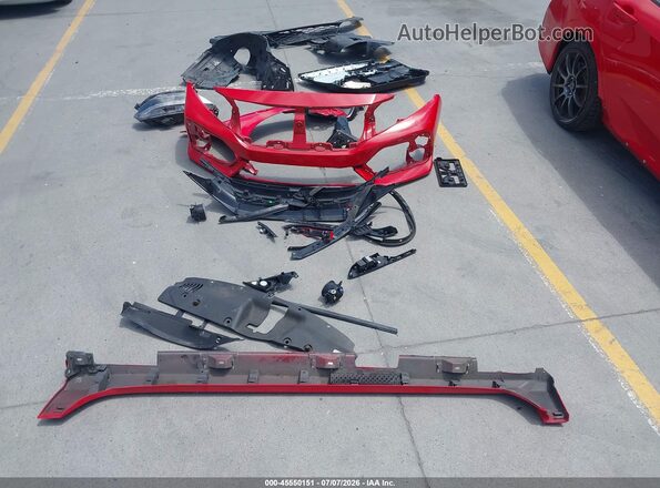 2HGFC1E50LH706690 2020 HONDA CIVIC Red Widok zestawu wskaźników