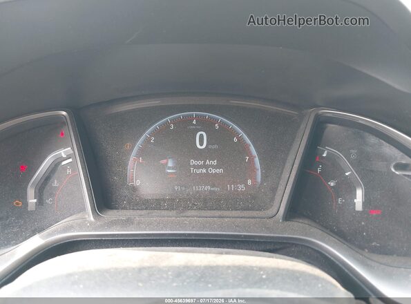 2HGFC1E50LH708133 2020 HONDA CIVIC Black Vista de los asientos traseros