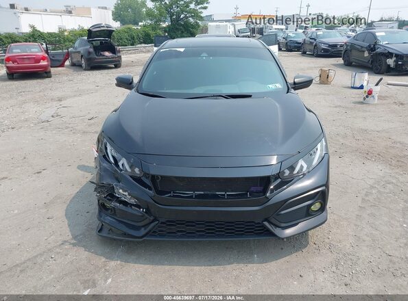 2HGFC1E50LH708133 2020 HONDA CIVIC Black Vista del salpicadero