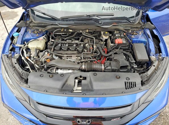 2HGFC1E50LH709489 2020 HONDA CIVIC Blue Вид задньої частини салону