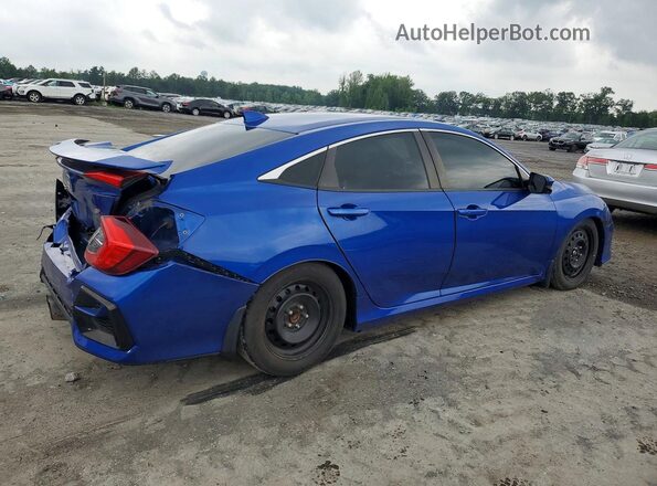 2HGFC1E50LH709489 2020 HONDA CIVIC Blue Задня права чверть