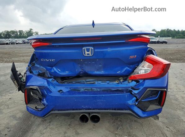 2HGFC1E50LH709489 2020 HONDA CIVIC Blue Вид ззаду