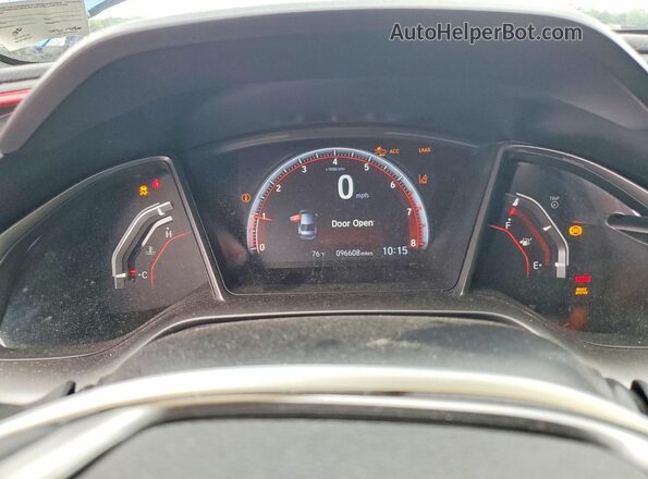 2HGFC1E50LH709489 2020 HONDA CIVIC Blue Вид щитка приладів