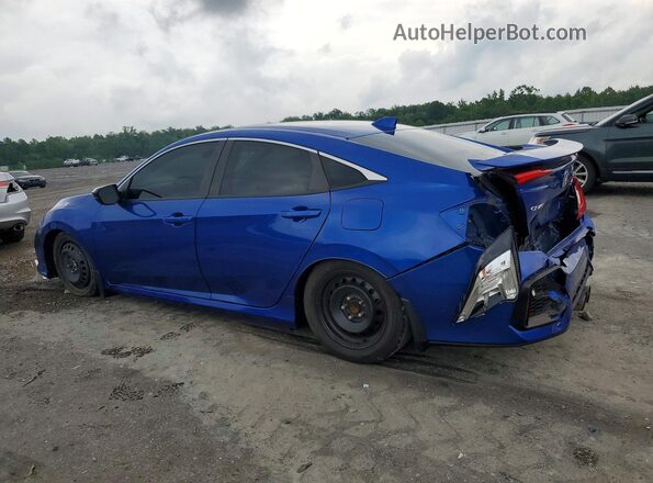 2HGFC1E50LH709489 2020 HONDA CIVIC Blue Задня ліва чверть