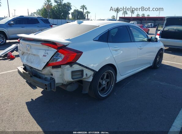 2HGFC1E52JH701911 2018 HONDA CIVIC White Задня права чверть