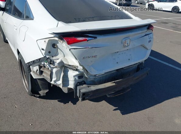2HGFC1E52JH701911 2018 HONDA CIVIC White Вид спереду
