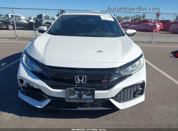 2HGFC1E52JH701911 2018 HONDA CIVIC White Вид задньої частини салону