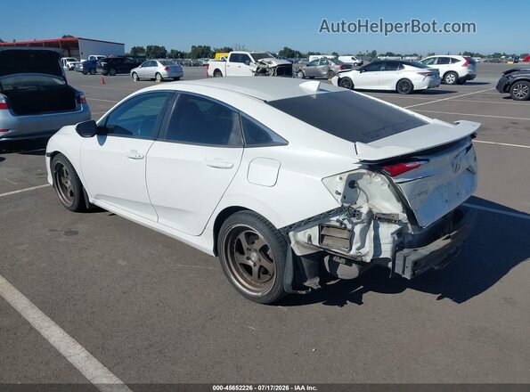 2HGFC1E52JH701911 2018 HONDA CIVIC White Задня ліва чверть