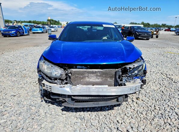 2HGFC1E52JH704713 2018 HONDA CIVIC Blue წინა ხედი