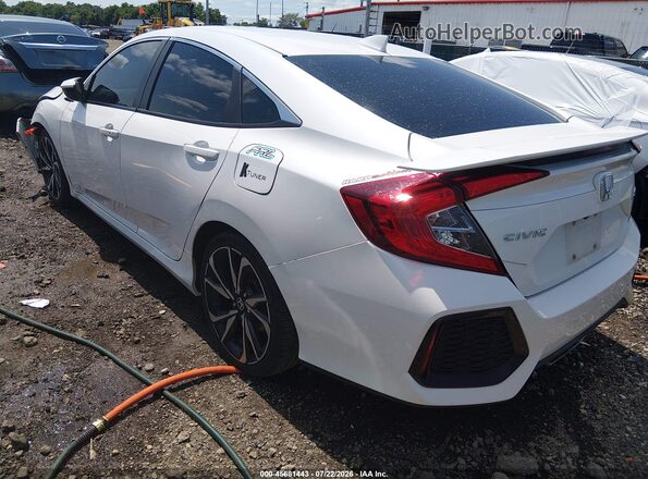 2HGFC1E52KH700338 2019 HONDA CIVIC White Rear left