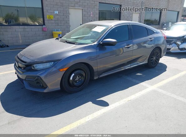 2HGFC1E52LH706562 2020 HONDA CIVIC Gray Przód lewy