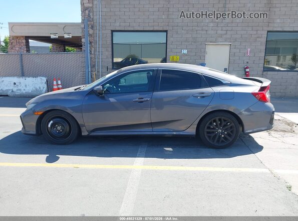 2HGFC1E52LH706562 2020 HONDA CIVIC Gray Widok wnętrza z tyłu