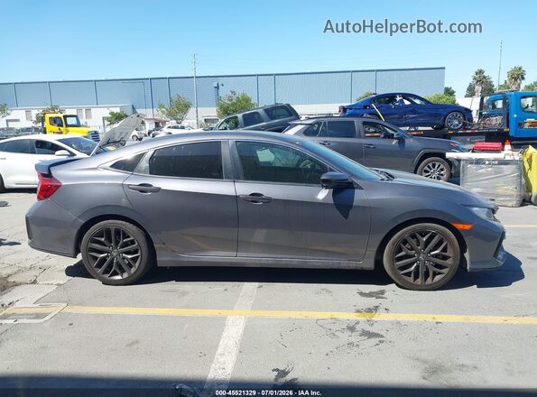 2HGFC1E52LH706562 2020 HONDA CIVIC Gray Widok zestawu wskaźników