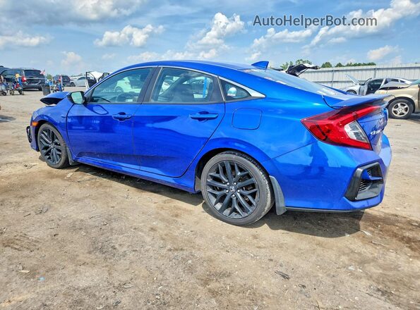 2HGFC1E53LH706179 2020 HONDA CIVIC Blue უკანა მარცხენა