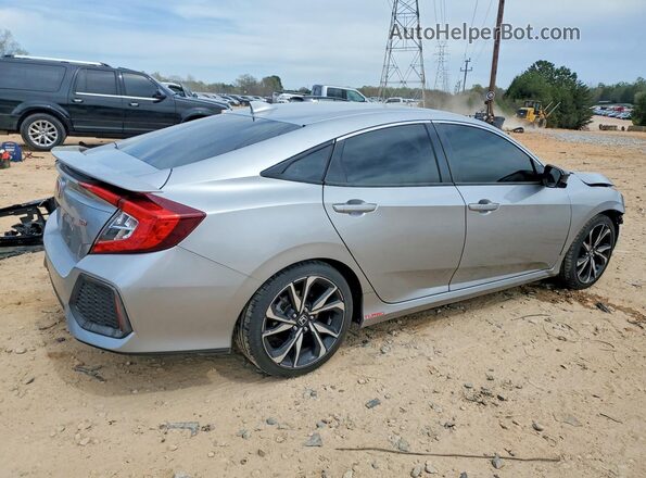 2HGFC1E54JH705023 2018 HONDA CIVIC Silver Հետևի աջ