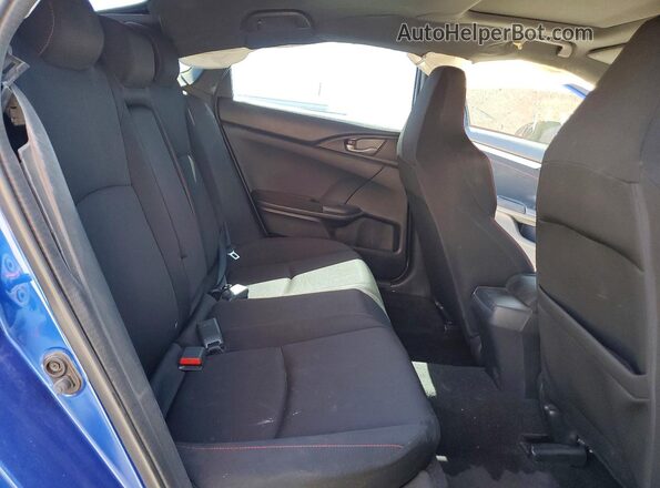 2HGFC1E54JH705734 2018 HONDA CIVIC Синий Вид задних сидений