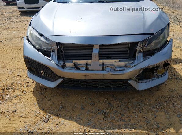 2HGFC1E54JH706138 2018 HONDA CIVIC Silver Вид спереду