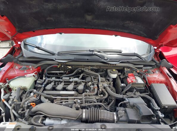2HGFC1E54JH706169 2018 HONDA CIVIC Red Rear view