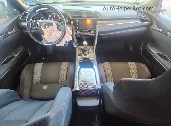 2HGFC1E54JH708200 2018 HONDA CIVIC Blue Вид панелі приладів