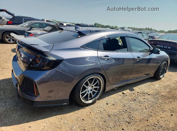 2HGFC1E54KH703807 2019 HONDA CIVIC Серый Задняя правая четверть