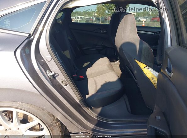2HGFC1E54KH708179 2019 HONDA CIVIC Gray Вид наклейки з VIN-кодом