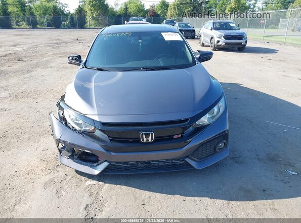 2HGFC1E54KH708179 2019 HONDA CIVIC Gray Вид щитка приладів