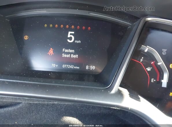 2HGFC1E54KH708179 2019 HONDA CIVIC Gray 