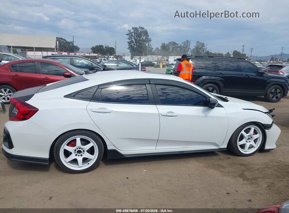 2HGFC1E54LH707633 2020 HONDA CIVIC White Vista interior trasera
