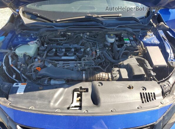 2HGFC1E55JH702194 2018 HONDA CIVIC Blue Вид задньої частини салону
