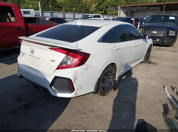 2HGFC1E55JH707315 2018 HONDA CIVIC Белый Задняя правая четверть
