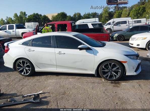 2HGFC1E55JH707315 2018 HONDA CIVIC Белый Панорамный вид салона 360°