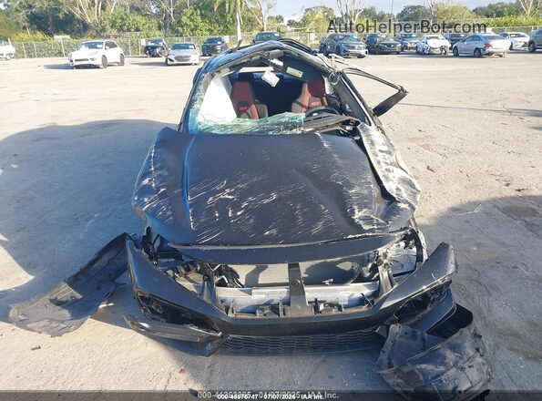 2HGFC1E55LH705647 2020 HONDA CIVIC Black Առջևի վահանակի տեսք