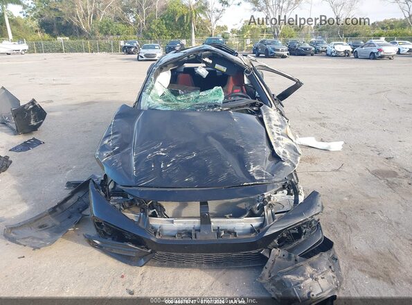 2HGFC1E55LH705647 2020 HONDA CIVIC Black Դիմացի տեսք
