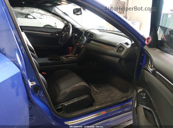 2HGFC1E56KH702612 2019 HONDA CIVIC Синий Вид салона спереди