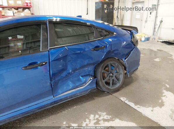 2HGFC1E56KH702612 2019 HONDA CIVIC Синий Вид спереди