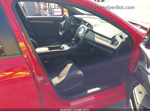 2HGFC1E56KH708197 2019 HONDA CIVIC Red Vista interior delantera