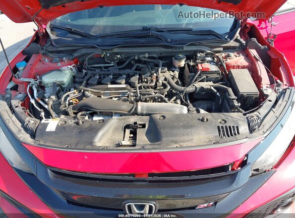 2HGFC1E56KH708197 2019 HONDA CIVIC Red Vista trasera