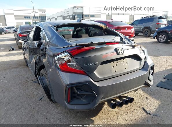 2HGFC1E56LH701669 2020 HONDA CIVIC Gray Trasero izquierdo