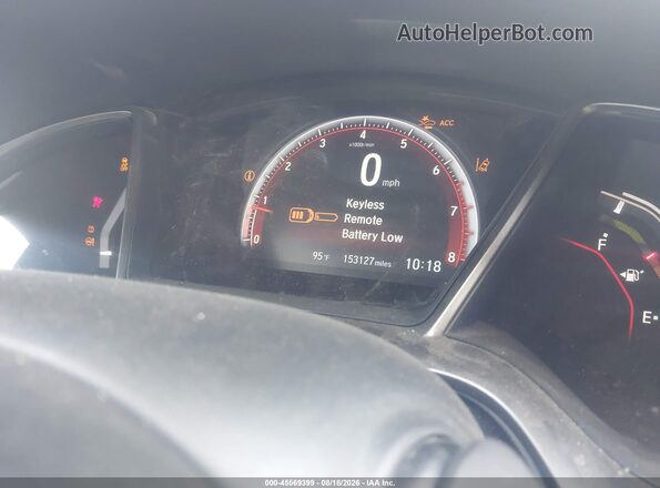 2HGFC1E56LH701669 2020 HONDA CIVIC Gray Vista de los asientos traseros