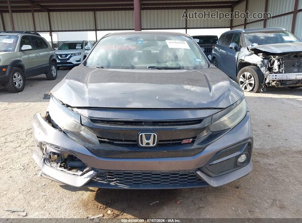 2HGFC1E56LH701669 2020 HONDA CIVIC Gray Vista del cuadro de instrumentos