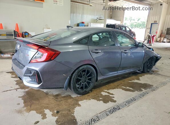 2HGFC1E56LH705866 2020 HONDA CIVIC Gray Հետևի աջ